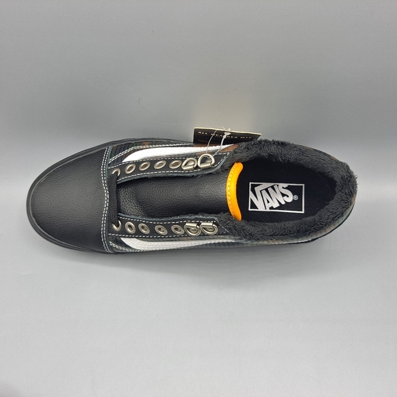 New Vans Old Skool MTE Black and Camouflage with Faux Fur Lining Men's Size 7.5 - Picture 8 of 10